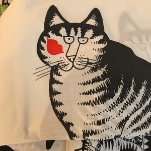 COPY - Kissy Face Kliban Cat Twin Sheet Set